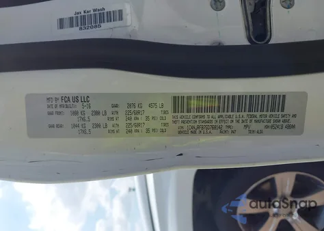 2016 Jeep Patriot High Altitude Edition z USA, uszkodzony, nr VIN 1C4NJRFB7GD768142